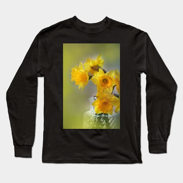 My First Daffodils Long Sleeve T-Shirt by EileenMcVey